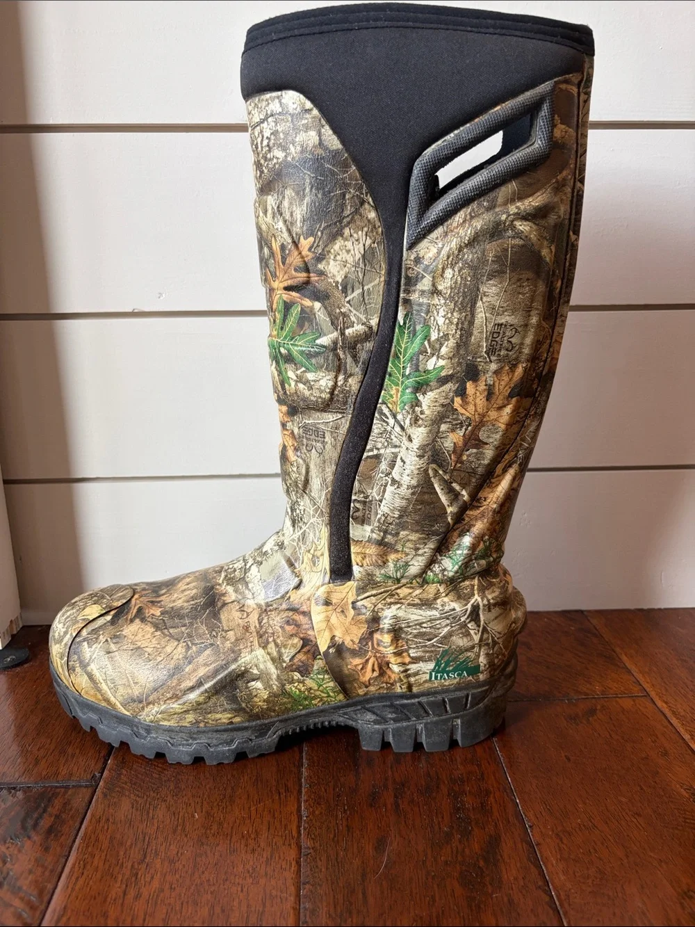 Itasca Men's Realtree Camo Waterproof Hunting Boot - Brown/Green